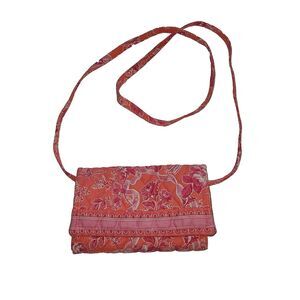 Vera Bradley Hope Toile Wallet With Strap Retired Pattern Rare Cottagecore Flora